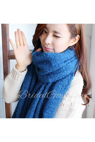 Women Cute Tassel Thickening Longer Shawl