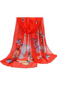 New Fashion Women Chiffon Scarf,Vintage /Sexy /Cute/ Party/ Casual 6 Colors