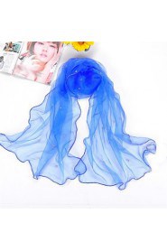 Shawls Chiffon/Polyester Bead Thin Casual/Special Occasion Scarves(More Colors)