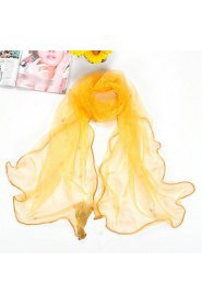 Shawls Chiffon/Polyester Bead Thin Casual/Special Occasion Scarves(More Colors)