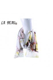 LABEAU Butterfly Nights Silk Wrap,Cotton Scarf