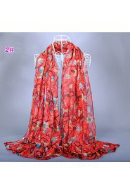 Women's Fashion Owls Print Scarf