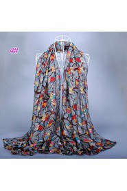 Women's Fashion Owls Print Scarf