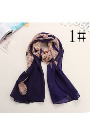 HOT Lady selling the leopard print velvet chiffon scarf shawl