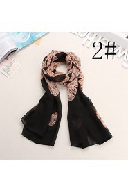 HOT Lady selling the leopard print velvet chiffon scarf shawl