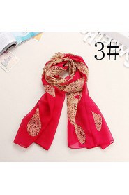 HOT Lady selling the leopard print velvet chiffon scarf shawl