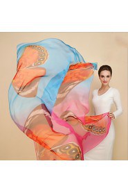 Women Spring Cloak Beach Towel Scarves Printed Sun Shade Long Scarf