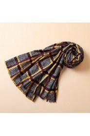 Women Wool/ Viscose Scarf Casual