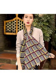 Women Wool/ Viscose Scarf Casual