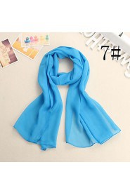 Women's Fashion Pure Color Scarf