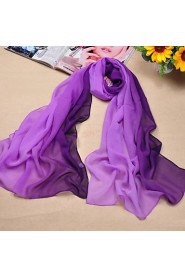 Shawls Chiffon/Polyester Macthing Color Casual/Special Occasion Scarves(More Colors)