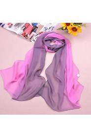 Shawls Chiffon/Polyester Macthing Color Casual/Special Occasion Scarves(More Colors)