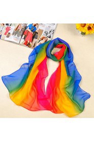 Shawls Chiffon/Polyester Macthing Color Casual/Special Occasion Scarves(More Colors)