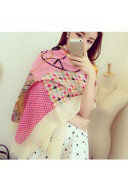 Fashion Beautiful Pattern Printing Color Colorful Cotton Twill Scarf Shawl