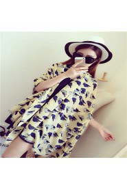 Cotton Owl Printing Scarves Large Oversized Fashion Shawls