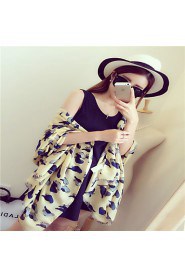 Cotton Owl Printing Scarves Large Oversized Fashion Shawls