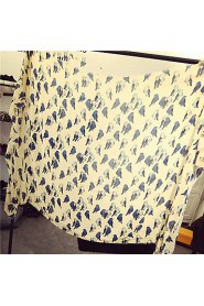 Cotton Owl Printing Scarves Large Oversized Fashion Shawls