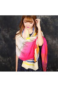 Fashion Perfume Bottle Pattern Printing Color Colorful Cotton Twill Scarf Shawl