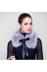 Fur Wraps Faux Fox Wraps with Ribbon(More Colors)