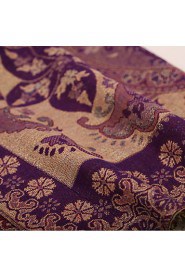 Cotton National Wind Shawls Scarf Female Autumn And Winter Long Section Of Large Embroidery Tassels Shawl