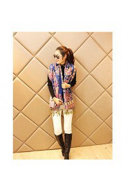 Cotton National Wind Shawls Scarf Female Autumn And Winter Long Section Of Large Embroidery Tassels Shawl