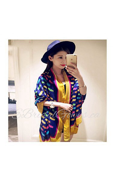 Twill Printing Autumn And Winter Scarves Large Oversized Fashion Shawls