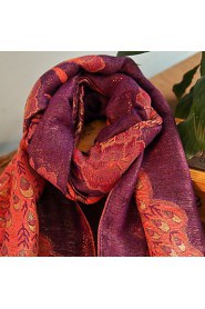 Cotton National Wind Korean Autumn And Winter Female Literary Bohemian Retro Thick Winter Scarves Large Shawl