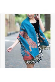 Cotton National Wind Korean Autumn And Winter Female Literary Bohemian Retro Thick Winter Scarves Large Shawl