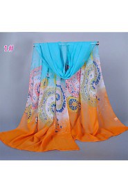 European and American Fashion Autumn Wild New Printing Scarf