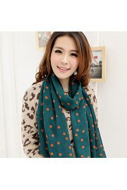 The New Korean Wave Point Dot Chiffon Scarves Scarves