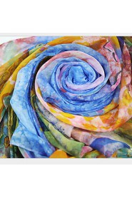 Spring And Autumn Scarf Super Long Scarf Printed Chiffon Female Sun Beach Towel