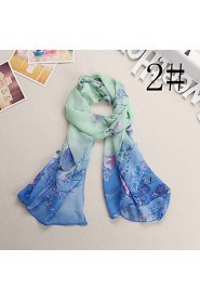 HOT Lady selling the magpies chiffon scarf silk scarves