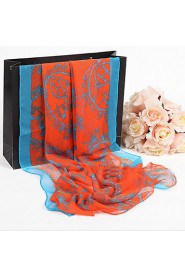 Vintage Carriage Pattern Printed Scarves Sunscreen Shawl Voile Scarves