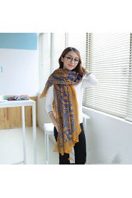 Bali Yarn Korean Retro Female Persian Pattern Stitching Color Scarves