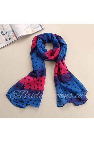 Women Chiffon Scarf , Vintage/Cute/Party/Work/Casual