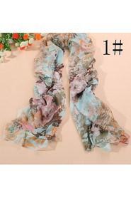 HOT sale Women's fashion new ancient printed 30D chiffon scarves, scarves shawls