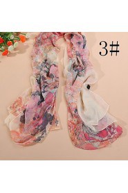 HOT sale Women's fashion new ancient printed 30D chiffon scarves, scarves shawls