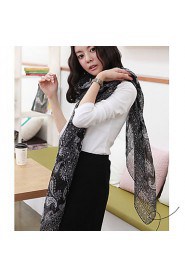 Women Retro Cashew Flowers Scarves Silk Scarf Casual Scarf Shawl