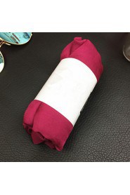 Korean Summer Long Oversized Beach Towel Scarf Pure Color Sunscreen Silk