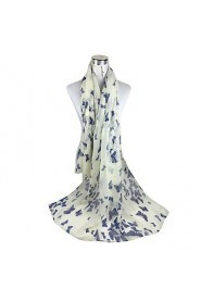 Shawls Polyester Elegant Butterfly Print Scarves(More Colors)