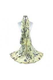 Shawls Polyester Elegant Butterfly Print Scarves(More Colors)