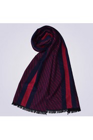 British Business Men Scarves Soft Warm Striped Scarf