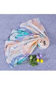 Women Voile Cotton Scarf , Vintage/ Work/ Casual