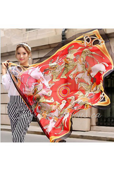 The New Spring And Autumn And Winter Long Chiffon Scarf Thin Large Beach Chiffon Scarves