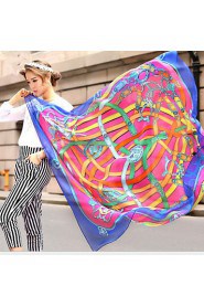 The New Spring And Autumn And Winter Long Chiffon Scarf Thin Large Beach Chiffon Scarves