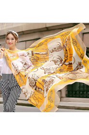 The New Spring And Autumn And Winter Long Chiffon Scarf Thin Large Beach Chiffon Scarves