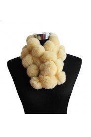 Fur Wraps Fashion Women's Rex Rabbit Fur Wraps(More Colors)