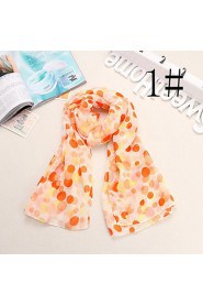 HOT Lady selling dot velvet chiffon scarf shawl