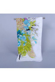 Women's Chiffon Colorful Print Scarf