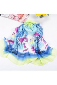 New Fashion Women Chiffon Scarf,Vintage /Sexy /Cute/ Party/ Casual 4 Colors